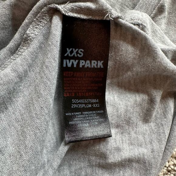 Ivy Park gray sleeveless logo tank top size XXS - Picture 7 of 11